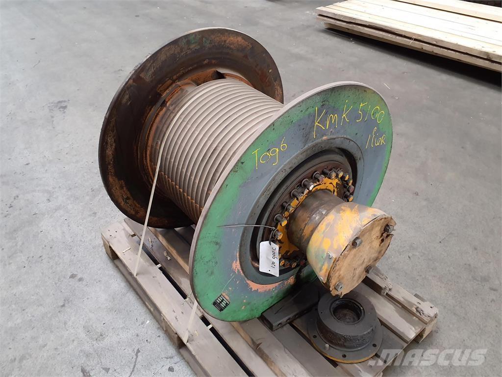Krupp KMK 5100 winch Kran deler og utstyr