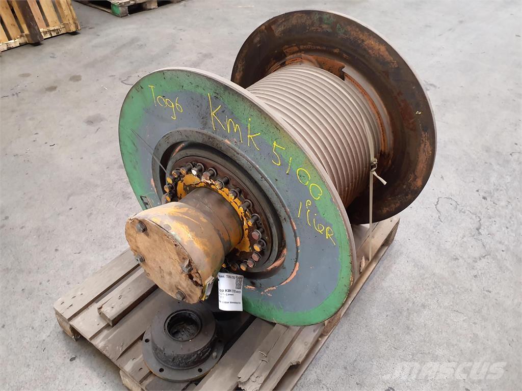 Krupp KMK 5100 winch Kran deler og utstyr