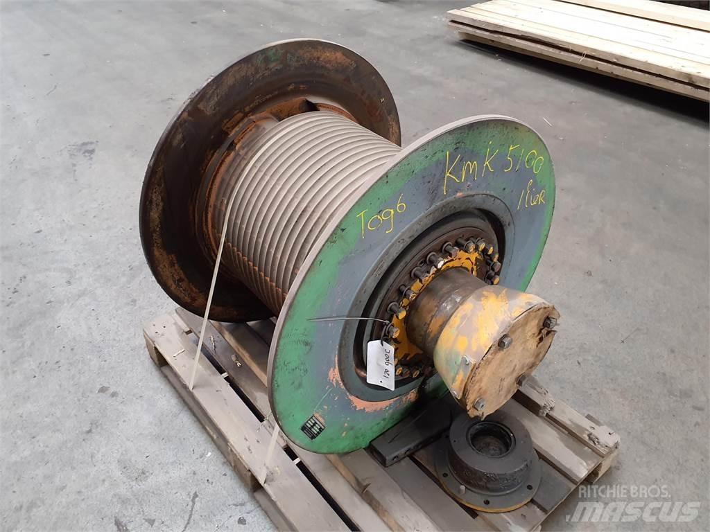 Krupp KMK 5100 winch Kran deler og utstyr