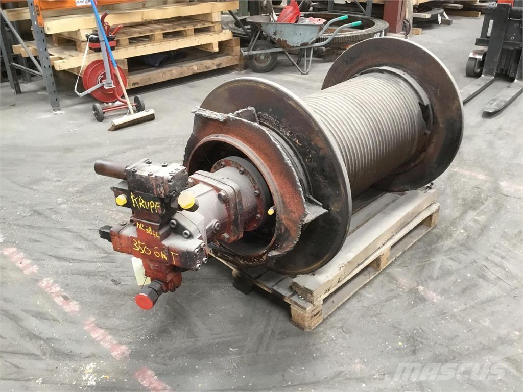 Krupp KMK 8350 winch Kran deler og utstyr