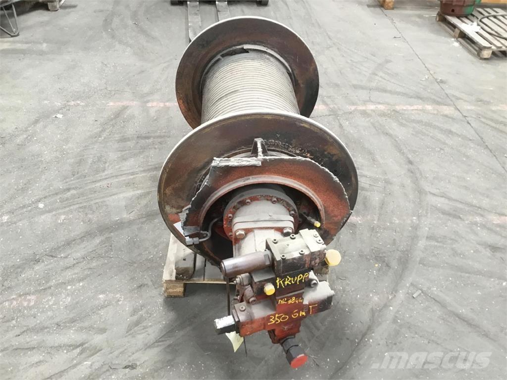 Krupp KMK 8350 winch Kran deler og utstyr