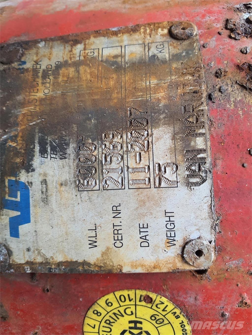 Liebherr Hookball 6T Kran deler og utstyr