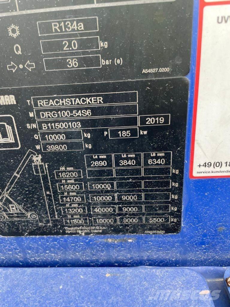 Kalmar DRG100-54S6 Reachstackere