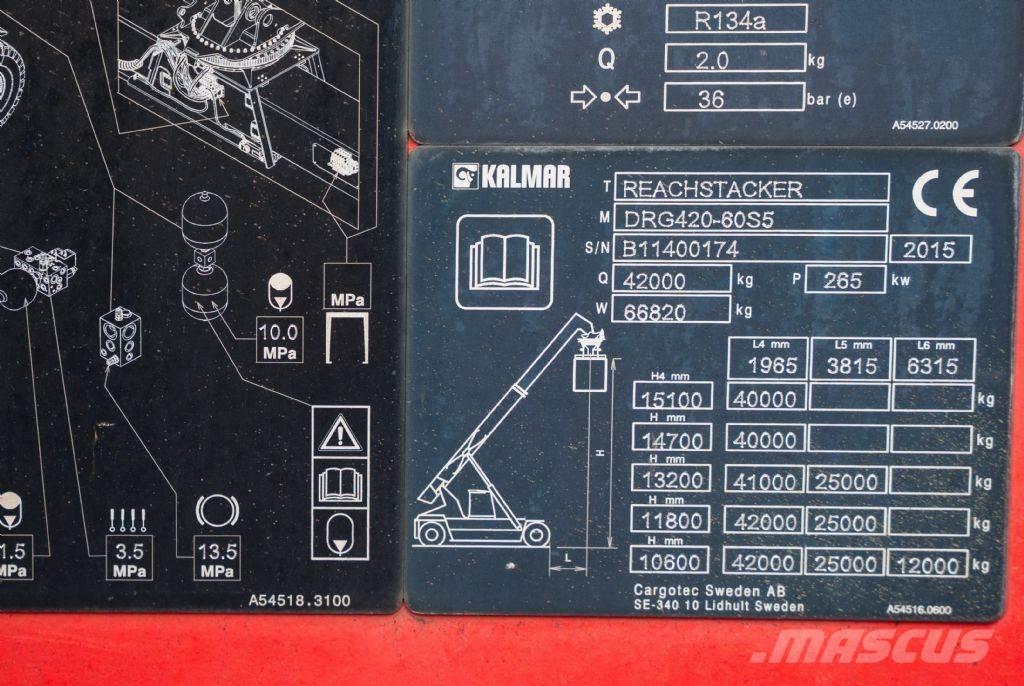 Kalmar DRG420-60S5 Reachstackere