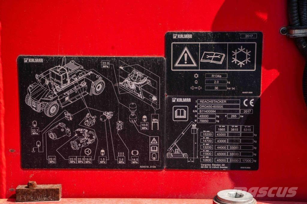 Kalmar DRG450-60S5X Reachstackere
