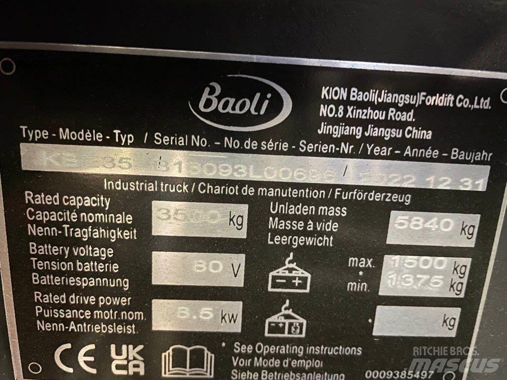 Baoli KBE35 Elektriske trucker