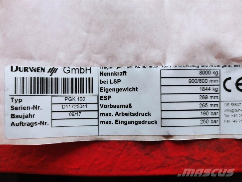 Durwen PGK100 Balleklemme