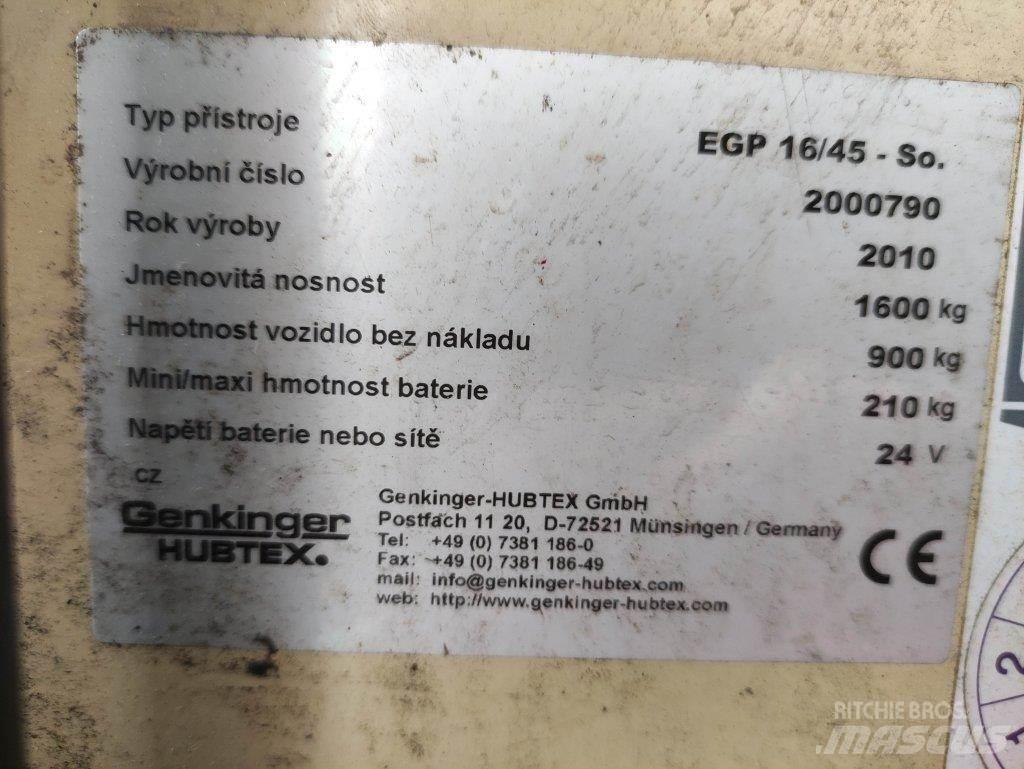 Hubtex EGP16/45-So Ledestablere