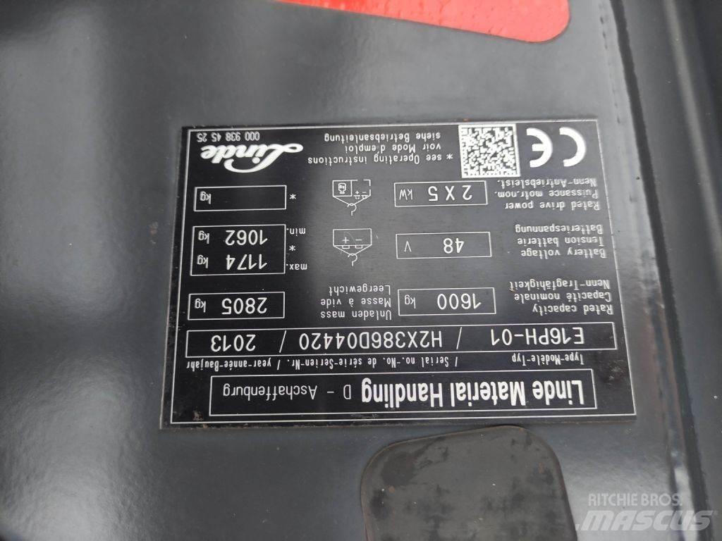 Linde E16PH-01-386 Elektriske trucker