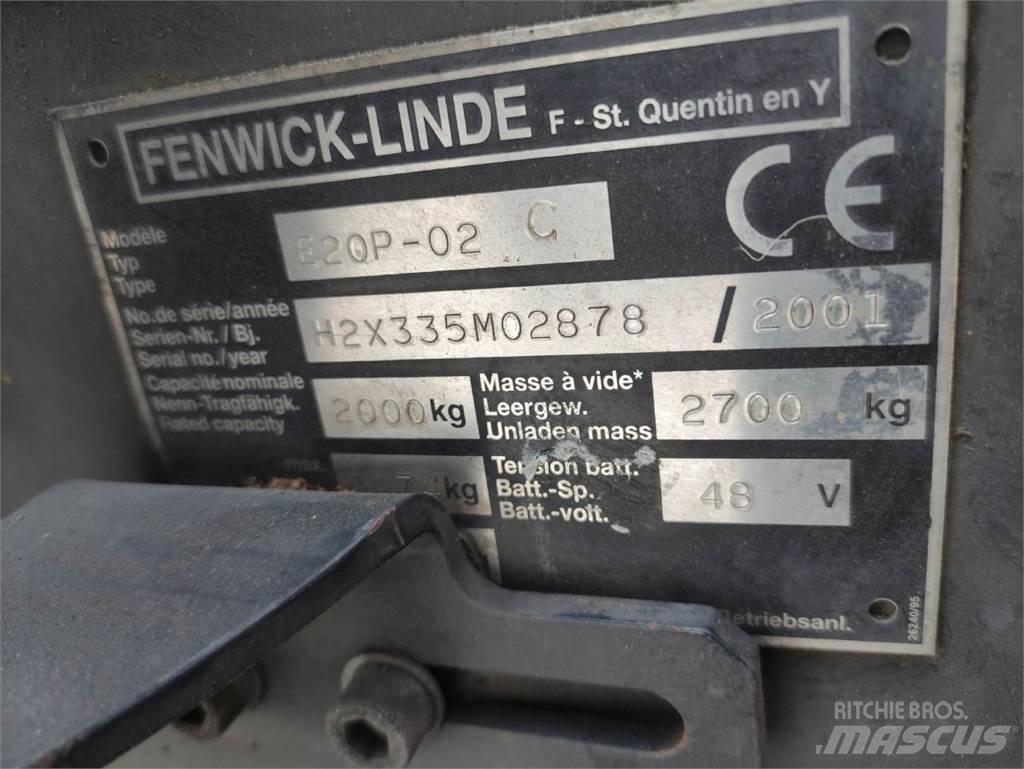 Linde E20P-02-335 Elektriske trucker