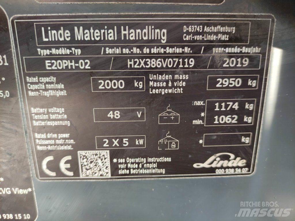 Linde E20PH-02-386 EVO Elektriske trucker