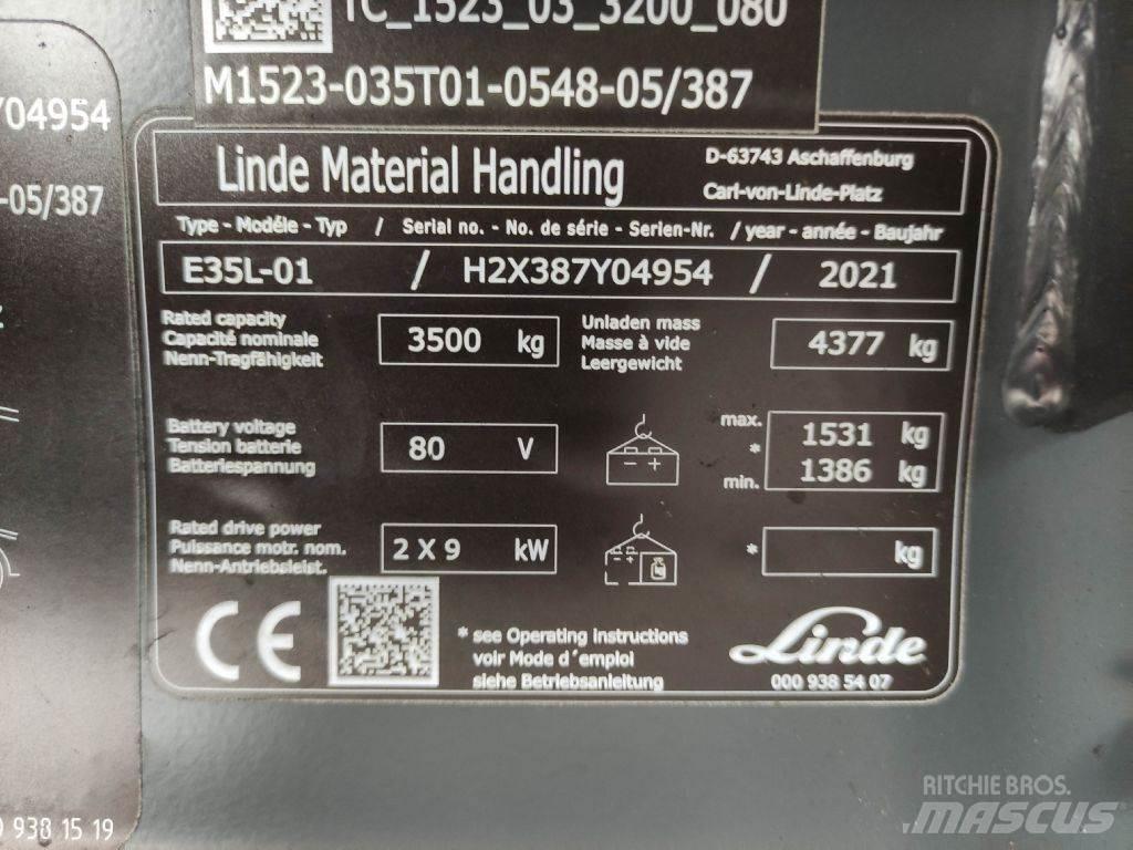 Linde E35L-01-387 Elektriske trucker