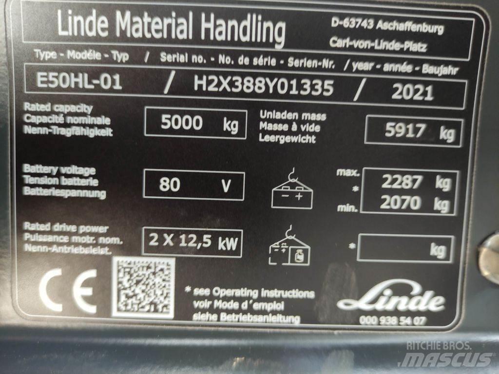 Linde E50HL-01-388 Elektriske trucker