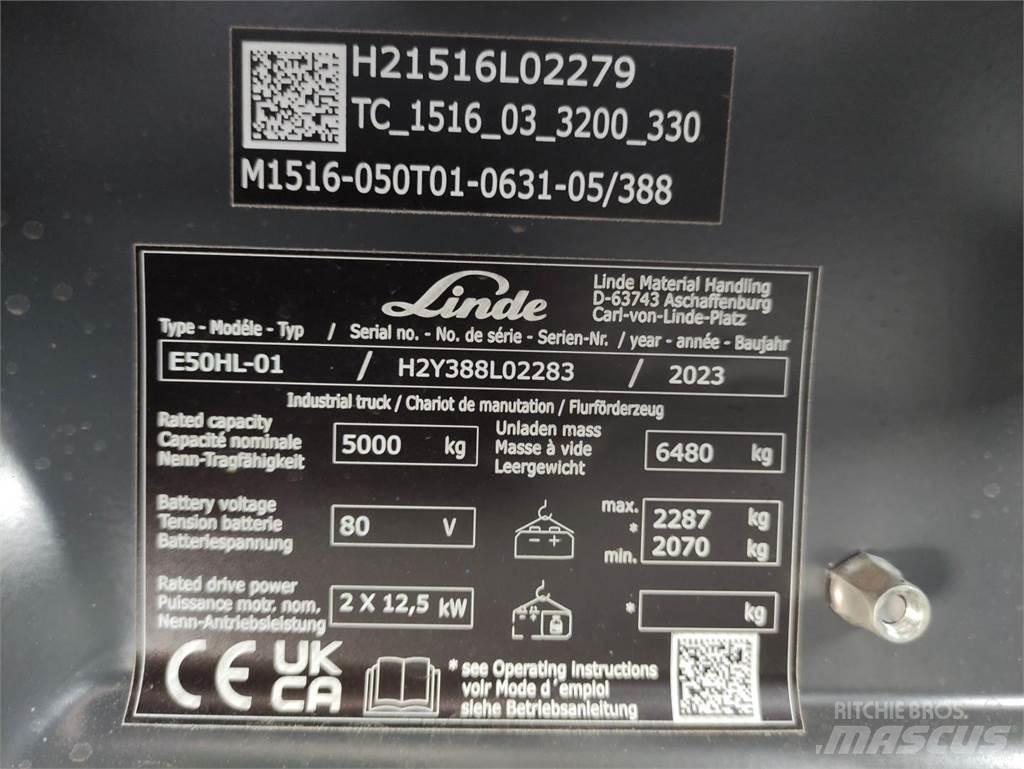 Linde E50HL-388 Elektriske trucker