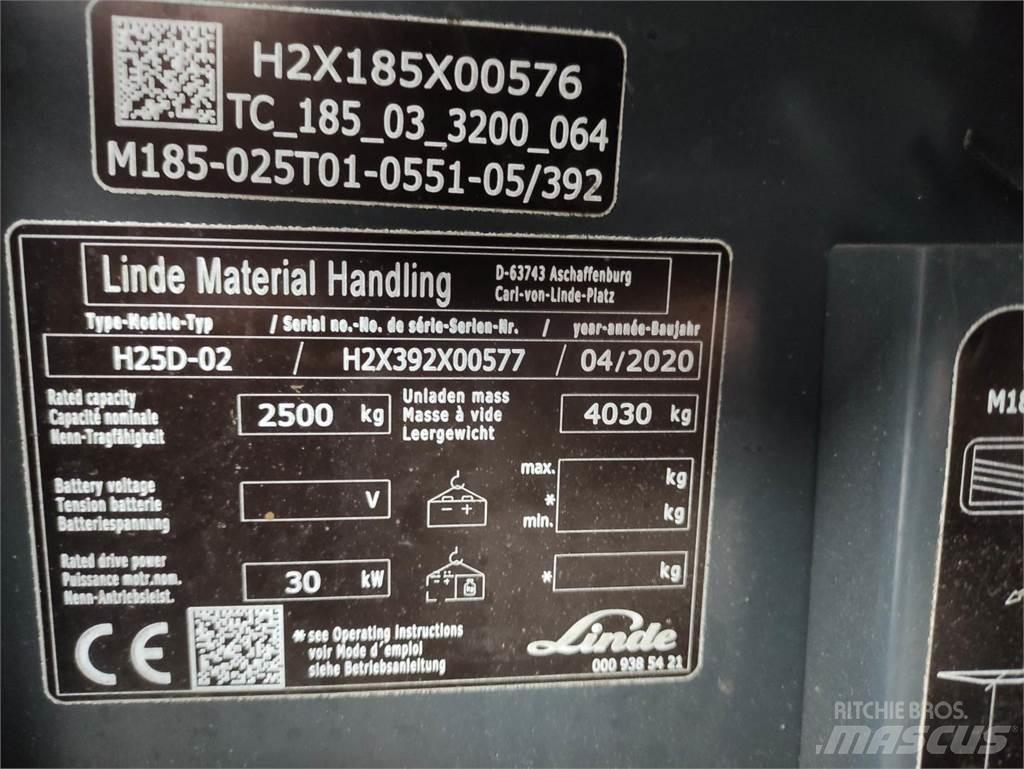 Linde H25D-02-392 EVO Diesel Trucker
