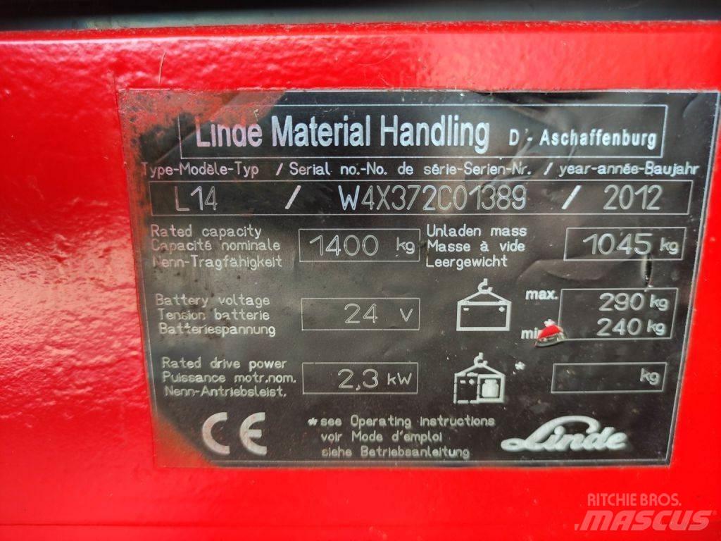 Linde L14-372 Ledestablere