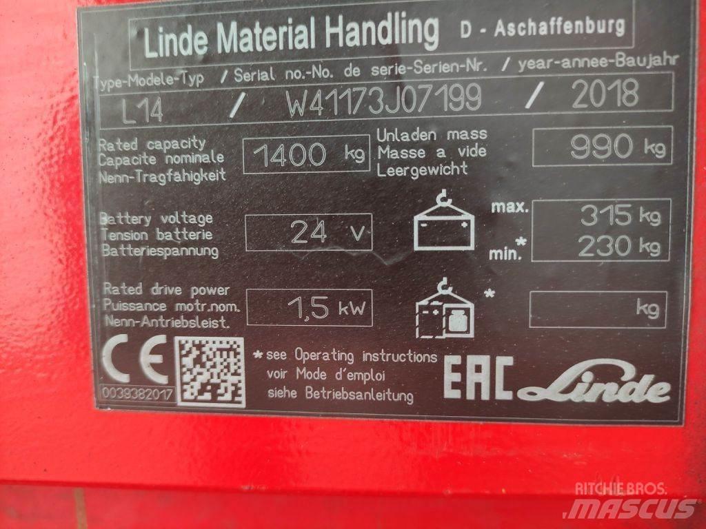 Linde L14i Ledestablere