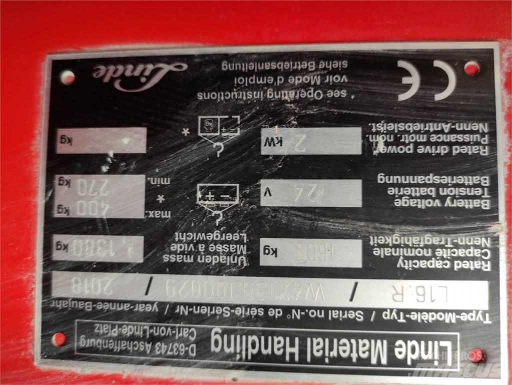 Linde L16 R Ledestablere