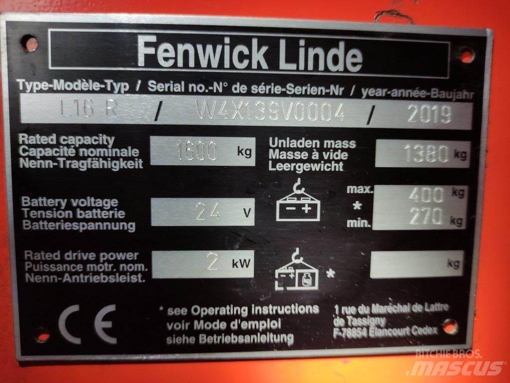 Linde L16R Ledestablere