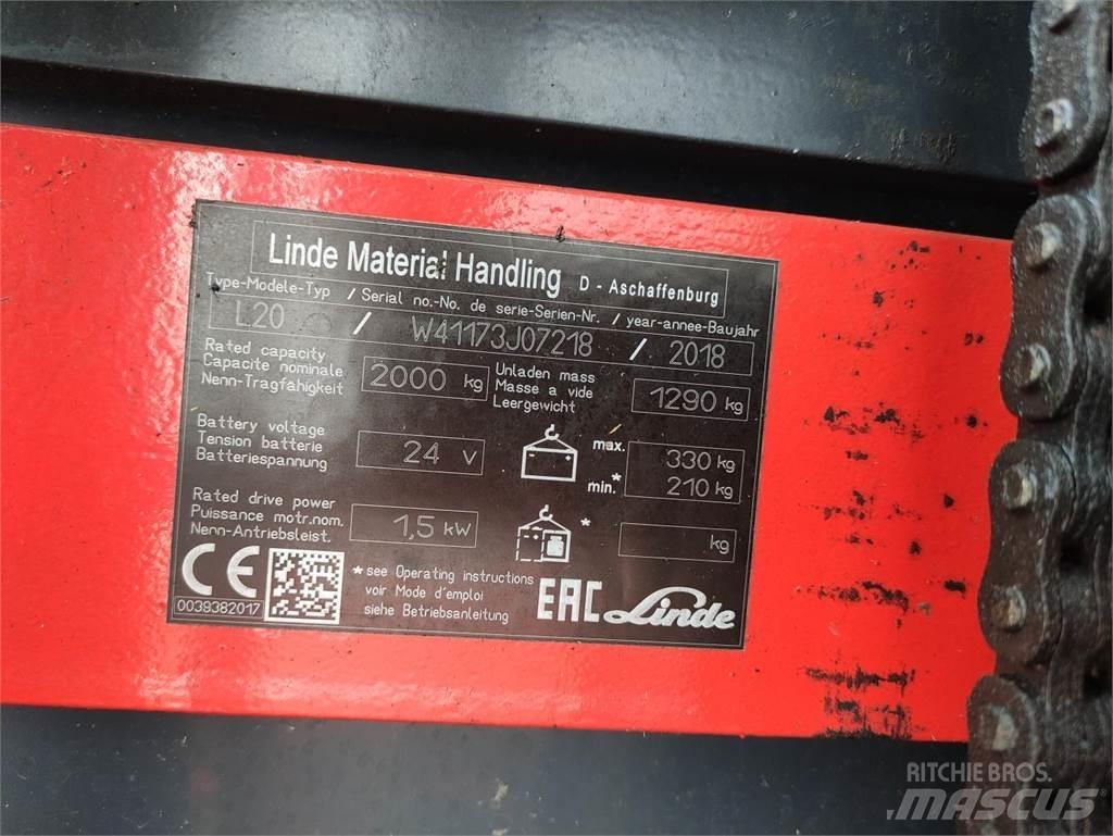 Linde L20i-1173 Ledestablere