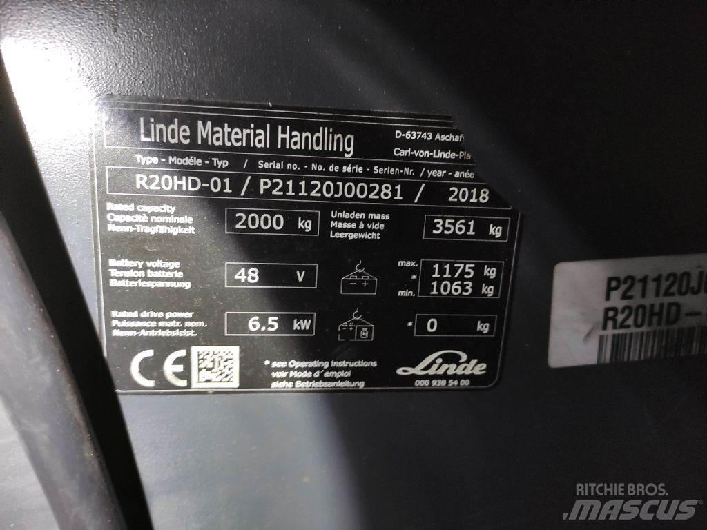 Linde R20HD-01-1120 Skyvemasttruck