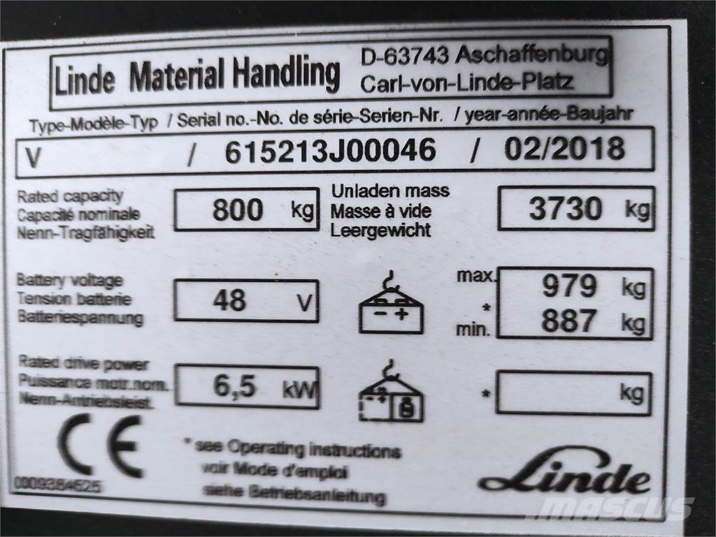 Linde V Modular Høytløftende plukketruck