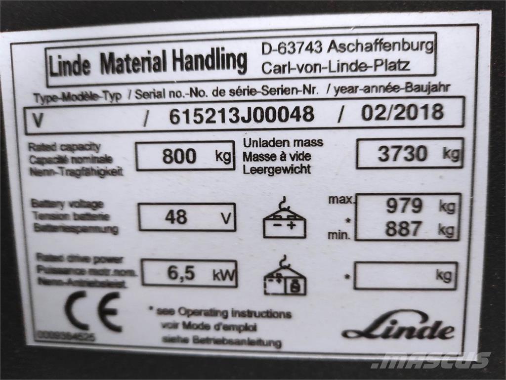 Linde V Modular Høytløftende plukketruck