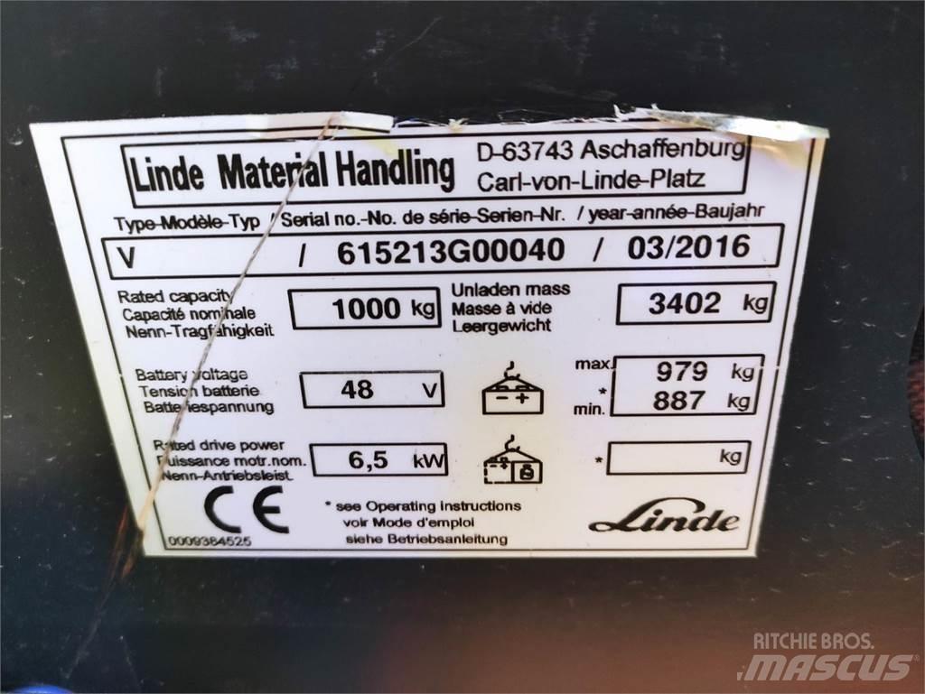 Linde V12 Høytløftende plukketruck