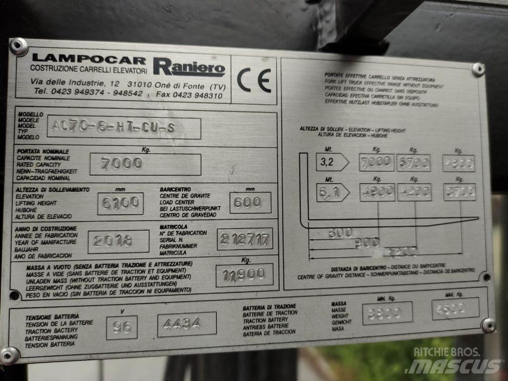 Raniero AC70-6-HT-CU-S Elektriske trucker