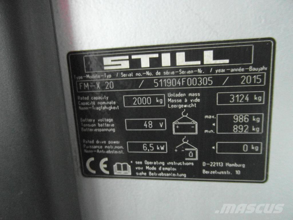 Still FM-X-20 Skyvemasttruck