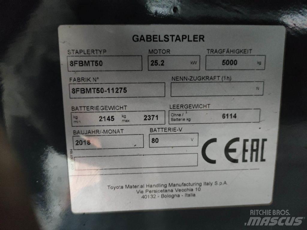 Toyota 8FBMT50 Elektriske trucker
