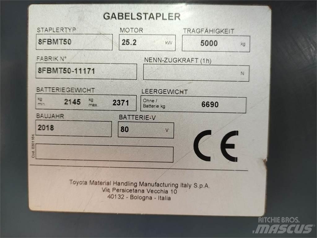 Toyota 8FBMT50 Elektriske trucker