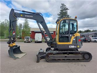 Volvo ECR88 PYÖRITTÄJÄLLÄ
