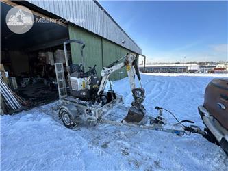 Bobcat E 10 Z Med släp!
