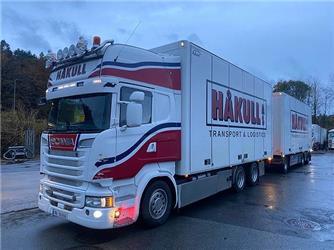Scania R580 6x2 med 17 pll Ekeri skap og 20 pll Ekeri til