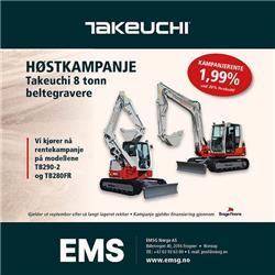 Takeuchi TB280FR/Kampanje