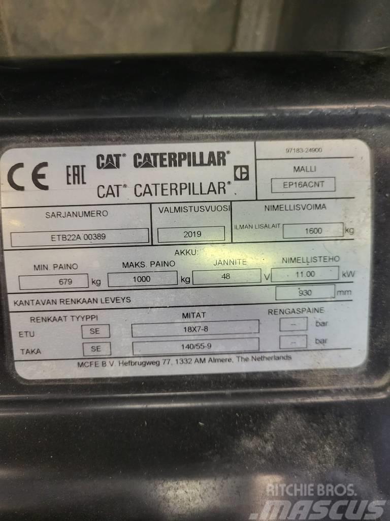 CAT EP16 ACNT " Lappeenrannassa" Elektriske trucker