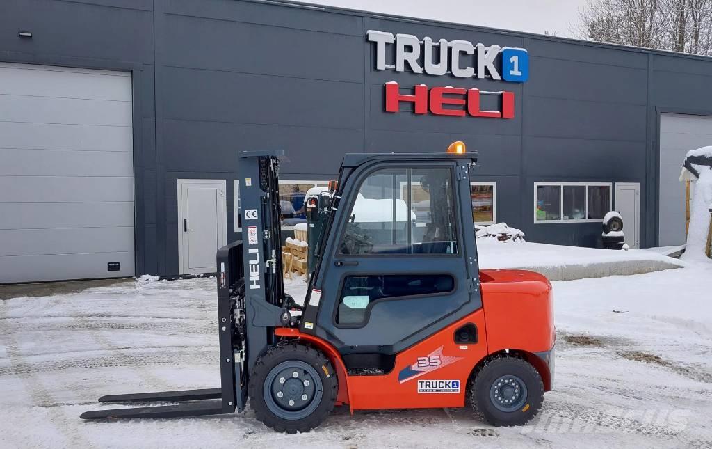 Heli 3,5 tonns diesel - 4,7 m løftehøyde (PÅ LAGER) Diesel Trucker