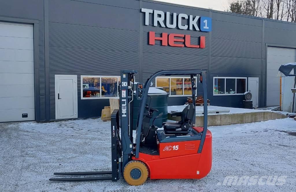 Heli 1,5 tonns el. truck - 4,7 m løftehøyde (PÅ LAGER) Elektriske trucker