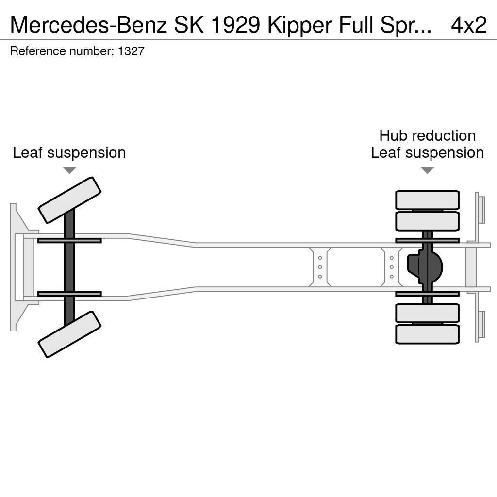 Mercedes-Benz SK 1929 Kipper Full Spring V8 Big Axle Good Condit Tippbil