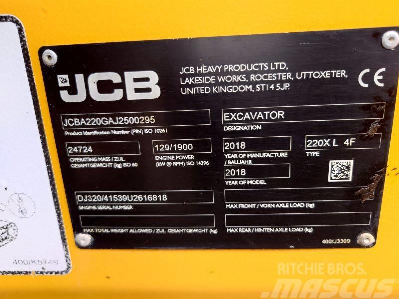 JCB 220X LC Beltegraver