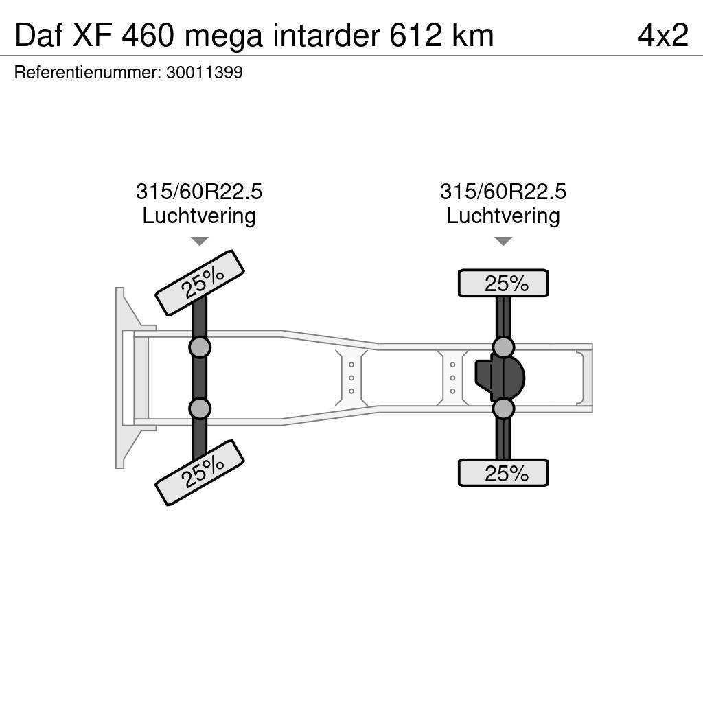 DAF XF 460 mega intarder 612 km Trekkvogner