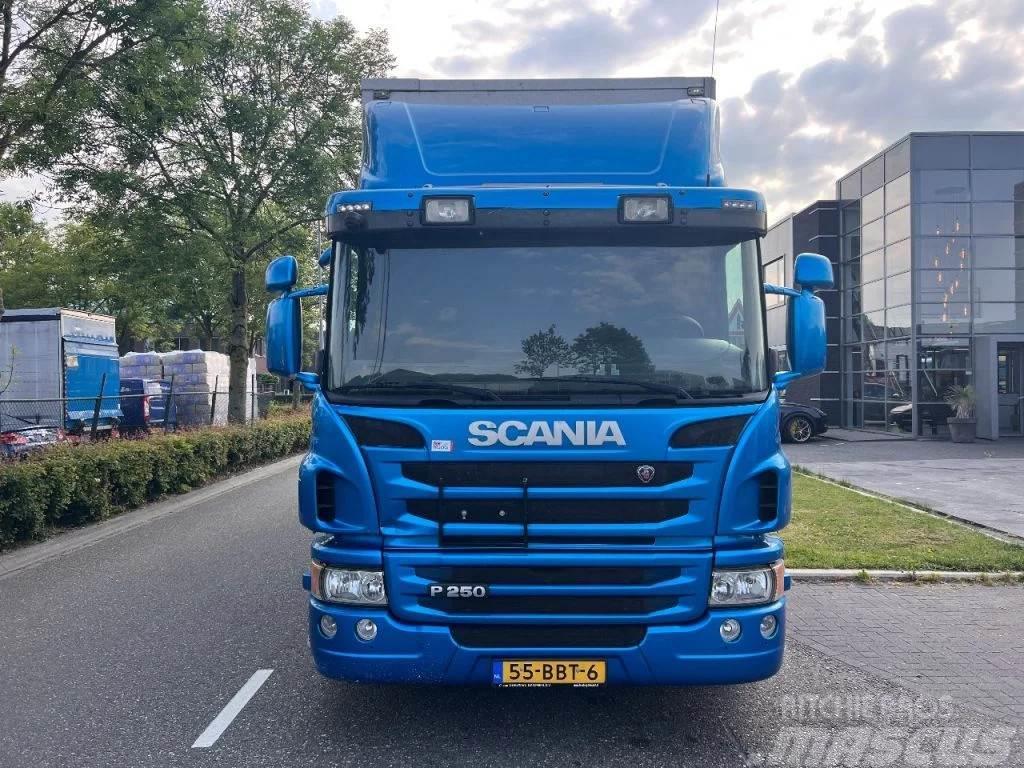Scania P250 4X2 EURO 6 - 20 TON - BOX 7,75 METER + DHOLLA Skapbiler