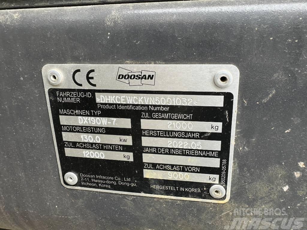 Doosan DX 190 W-7 Hjulgravere