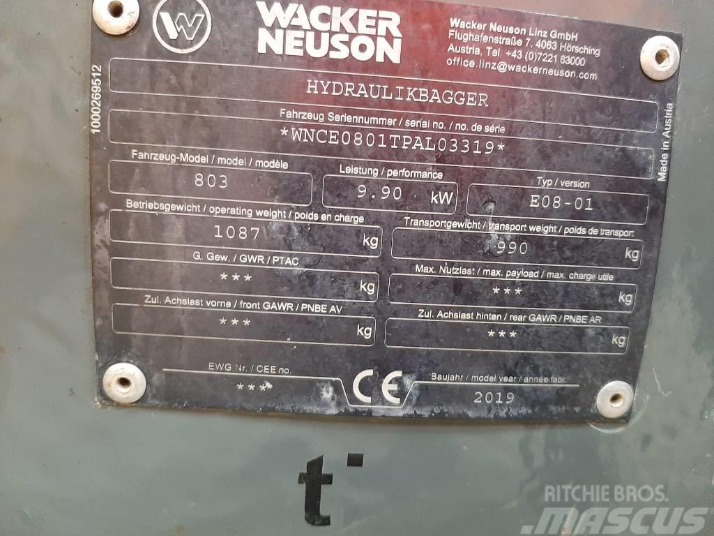 Wacker Neuson 803 Minigravere <7t