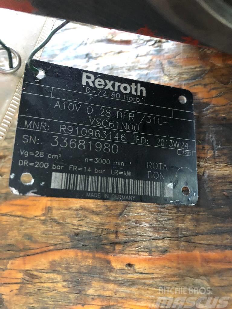 Rexroth A10V O 28 DFR/31L-VSC61N00 Andre komponenter