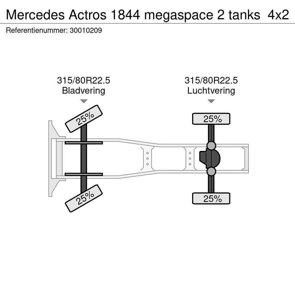 Mercedes-Benz Actros 1844 megaspace 2 tanks Trekkvogner