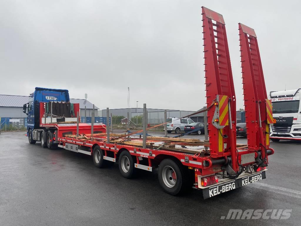 Kel-Berg S600H Maskintrailer 3 akslet 1 ÅR gammel Andre semitrailere