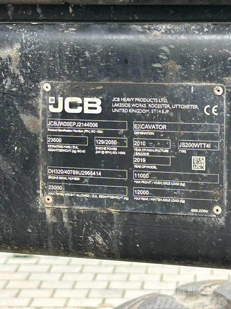 JCB JS 200 W Hjulgravere