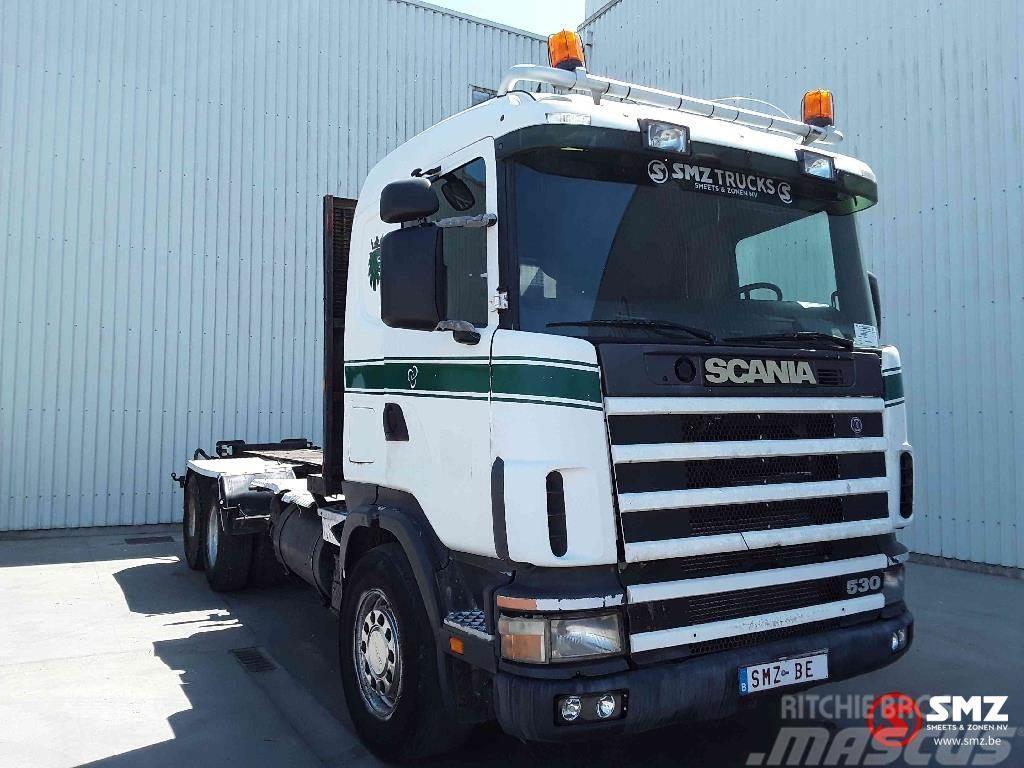 Scania 144 530 6x4 manual pump Planbiler